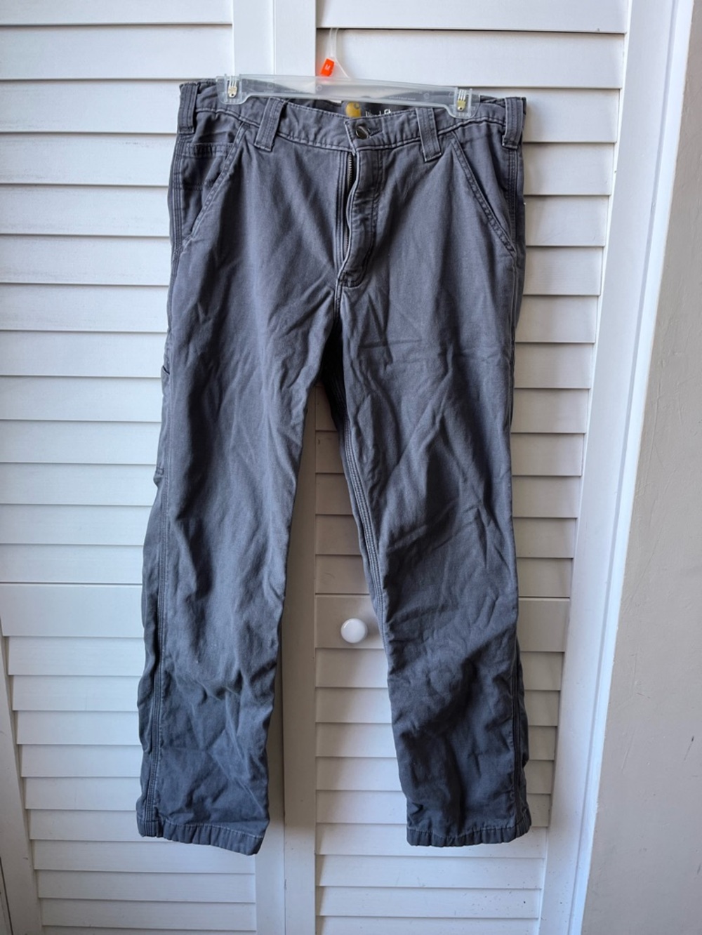 Carhartt Men's Gray Straight Chinos